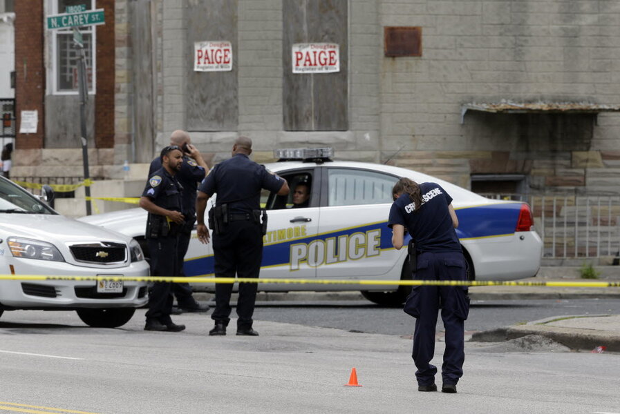 Three dead in Baltimore, as city contends with homicide spike